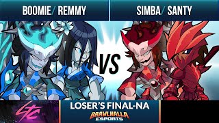 Boomie \& Remmy vs Santy \& Simba - Loser's Final - Low Tier City 2020 - 2v2 NA