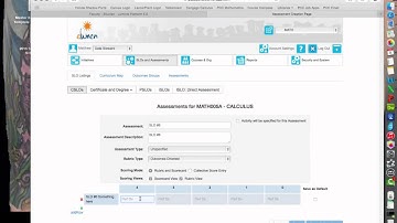 Update SLO Rubric in eLumen