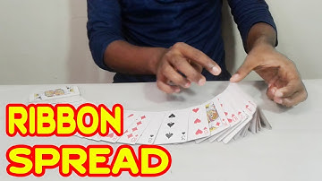 ►Ribbon spread cards and flip them | Beginner CARD FLOURISH Tutorial | nTc Tricks - Magic Tricks #17