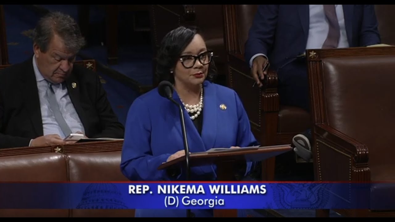 Congresswoman Nikema Williams took to the floor to oppose the SAVE Act