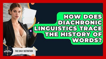 How Does Diachronic Linguistics Trace The History Of Words? - The Daily Definition