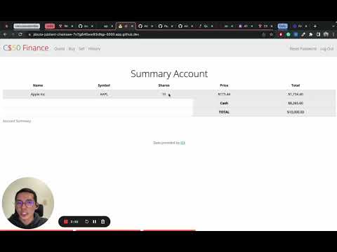 Finance - CS50