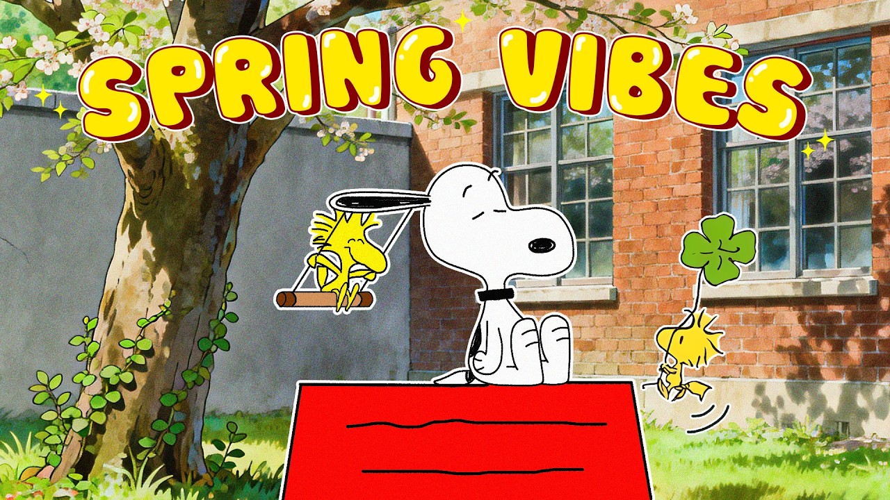 [spring playlist] 스누피와 함께 봄 향기 가득한 재즈를 즐겨요 🌷 산뜻한 분위기 · spring vibes jazz