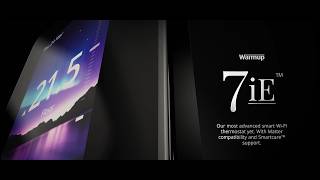 Warmup 7iE™ Smart Thermostat | Smart Heating Control with Matter, SmartGeo™ & Smartcare™ | Screwfix