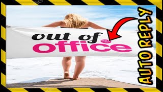🆂🅾🅻🆅🅴🅳 ✔how to set up automatic replies & out of office messages in outlook - web | get smart