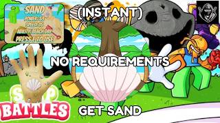 INSTANT SAND GLOVE NO REQUIREMENTS SCRIPT | Roblox Slap Battles Script
