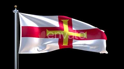 Guernsey Waving Flag | Motion Graphics - Videohive template