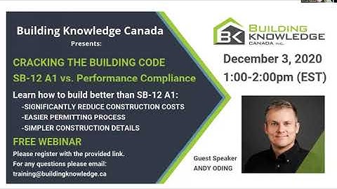 Cracking the Building Code: SB-12 A1 vs Performance