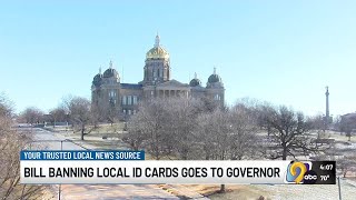Bill banning some local government ID cards heads to governor’s desk