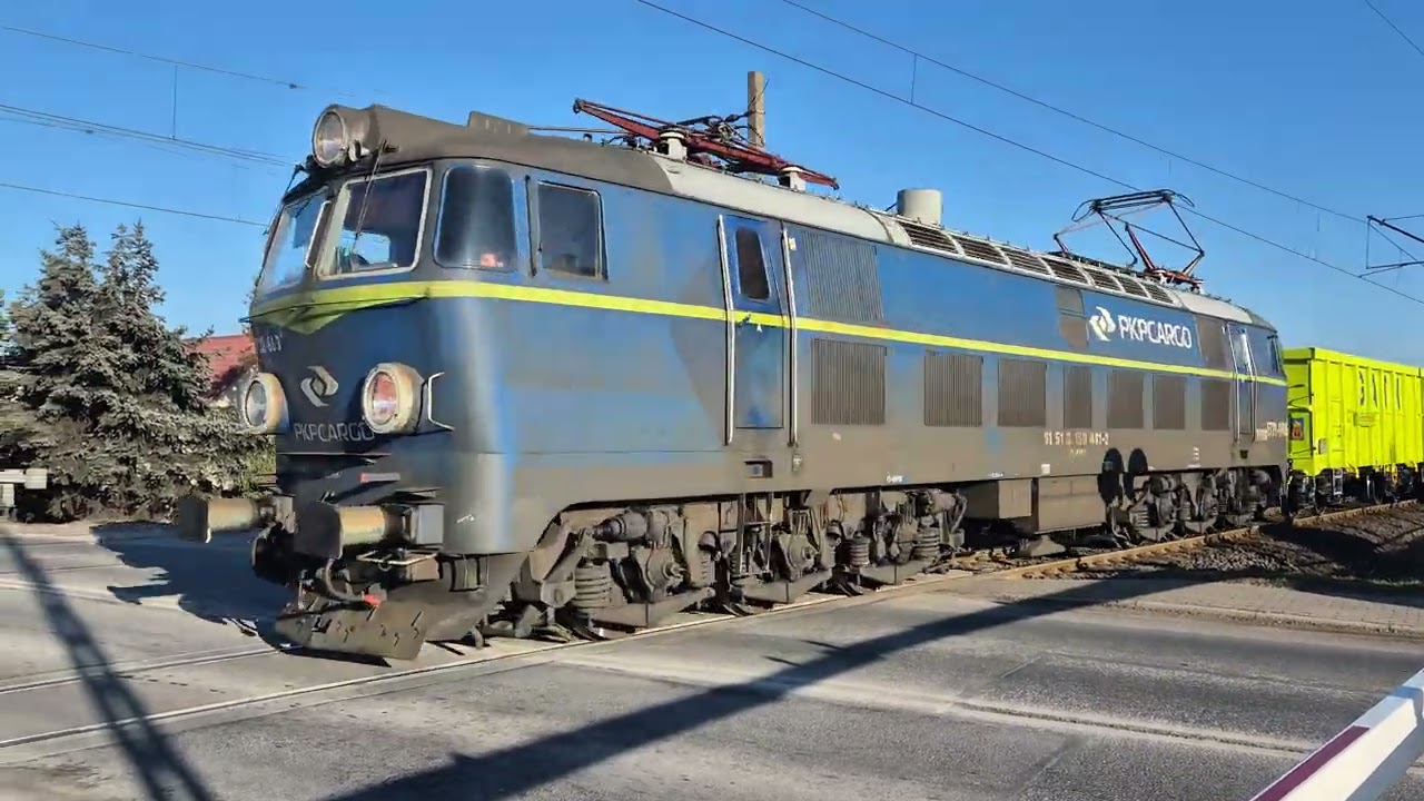 ET22-669 z nowymi limonkowymi węglarkami GATX / Krotoszyn 20.01.2026 4K