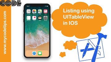 Create a Simple Table View App | IOS | MyCodeTips
