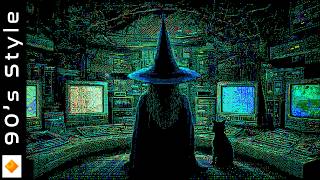 90's PS1 Low Poly Style | Retro Terminal Room | Ethereal Drum & Bass for Coding & Study