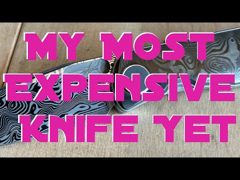 Unboxing - Gareth Bull Knives Mini Xyro Custom Damasteel, Most Expensive Knife Yet!