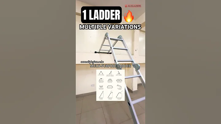 ALUMINIUM MULTI-PURPOSE FOLDABLE LADDERS #multifunctional #ladder