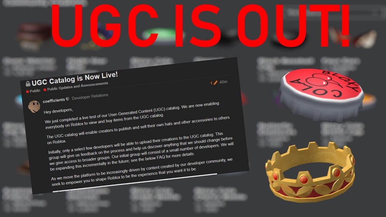 UGC Roblox hat oficial Devs! - Creations Feedback - Developer