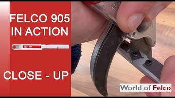 A Close-Up of the Felco 905 Adjustment Tool in Action