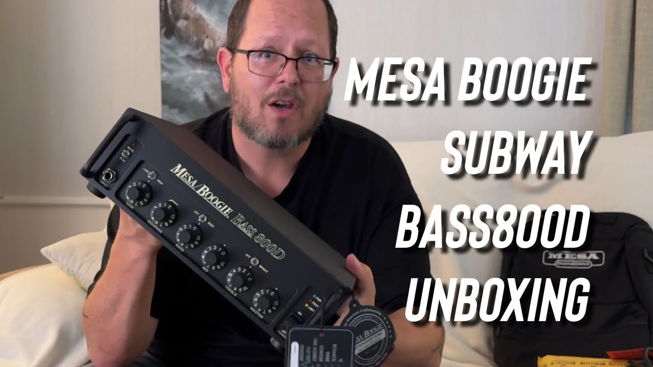 Unboxing New Mesa Boogie Subway Bass 800D