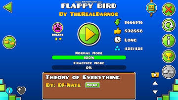 [Geometry Dash] FLAPPY BIRD (Insane ☆9) by Darnoc (TheRealDarnoc)