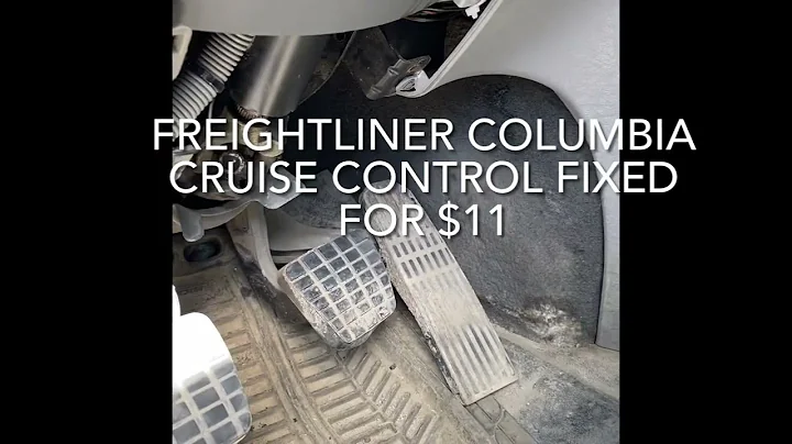 Freightliner Columbia cruise control fixed