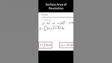 Surface Area of Revolution Short