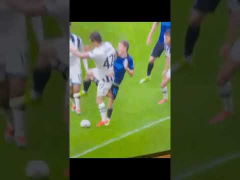 Video Il fallo di SCALVINI su FRATTESI in Inter-Atalanta