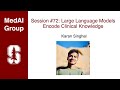 Medai 72 large language models encode clinical knowledge  karan singhal