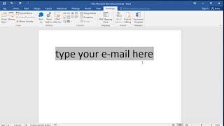 How to create Text from field box in word