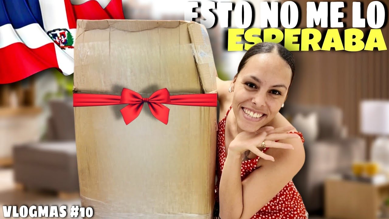 😱 Me llegó un PAQUETE SORPRESA desde ESTADOS UNIDOS 🇺🇸 ¡No me lo esperaba!/Vlogmas 10🎅