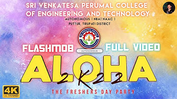ALOHA2k22 || FLASH MOB || SVPCET AUTONOMOUS || PUTTUR || RVS MEDIA || Uday kiran.A