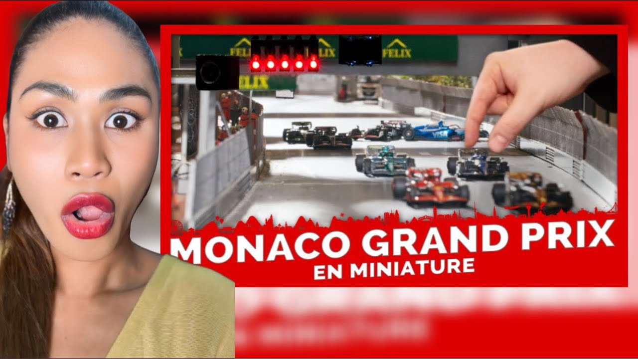 Tiny Cars, BIG Drama! 🏎️ Reacting to the 2024 Miniature Monaco GP