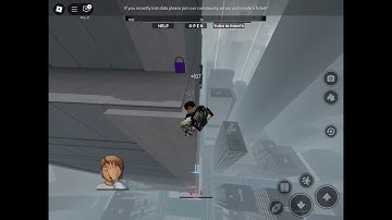 Second highest point in parkour Roblox!