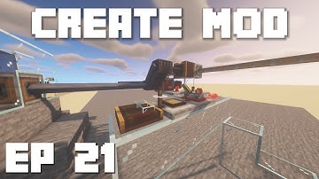 Minecraft Create Mod Tutorial - How to Make a Simple Quarry Ep 21
