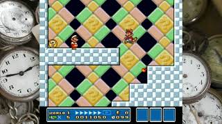 SMB3 for Super Mario All-Stars Custom Level #539 - World 1 Fortress Reverse (DST Style)