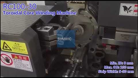 RC100-30 Automatic Toroidal Core Winding Machine