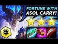FORTUNE ASOL 3 CARRY WITH INFINITE GUNBLADE SUSTAIN!! | Teamfight Tactics