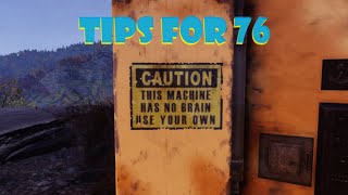 FALLOUT 76 THINGS I WISH I KNEW WHEN I STARTED