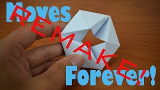REMAKE: How to Fold an Origami Flexagon 2.0  Easier and Super Cool!