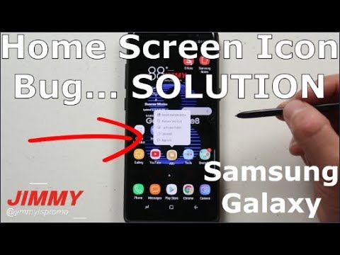 Home Screen Bug FIX!! (Removing Icons) | Samsung Galaxy