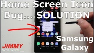 Home Screen Bug FIX!! (Removing Icons) | Samsung Galaxy