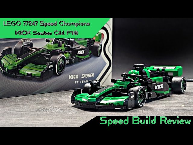 LEGO 77247 Speed Champions KICK Sauber C44 F1® - LEGO Speed Build