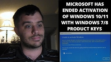Microsoft has ended Windows 10 & 11 activation with Windows 7 & 8 keys