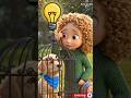 The Smart Magnet Toy Rescue! 👧🐶🧲 30-Sec Clever Rhyme #shorts #kidsanimation