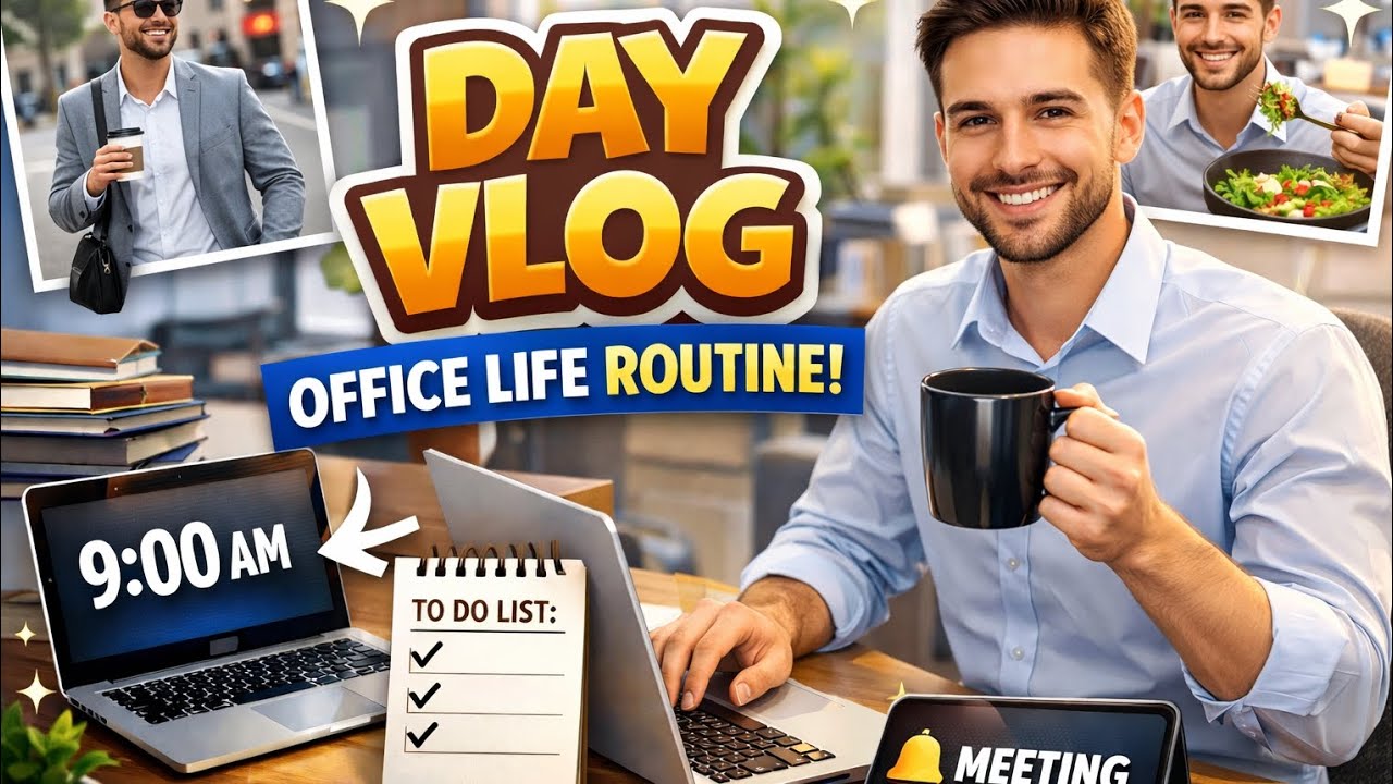 Office Life Routine: A Day Vlog Revealing My Secret Workday