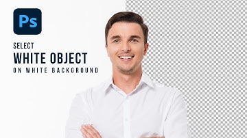 Select White Object on White Background in Photoshop 2023 - Adobe Photoshop (Easy)