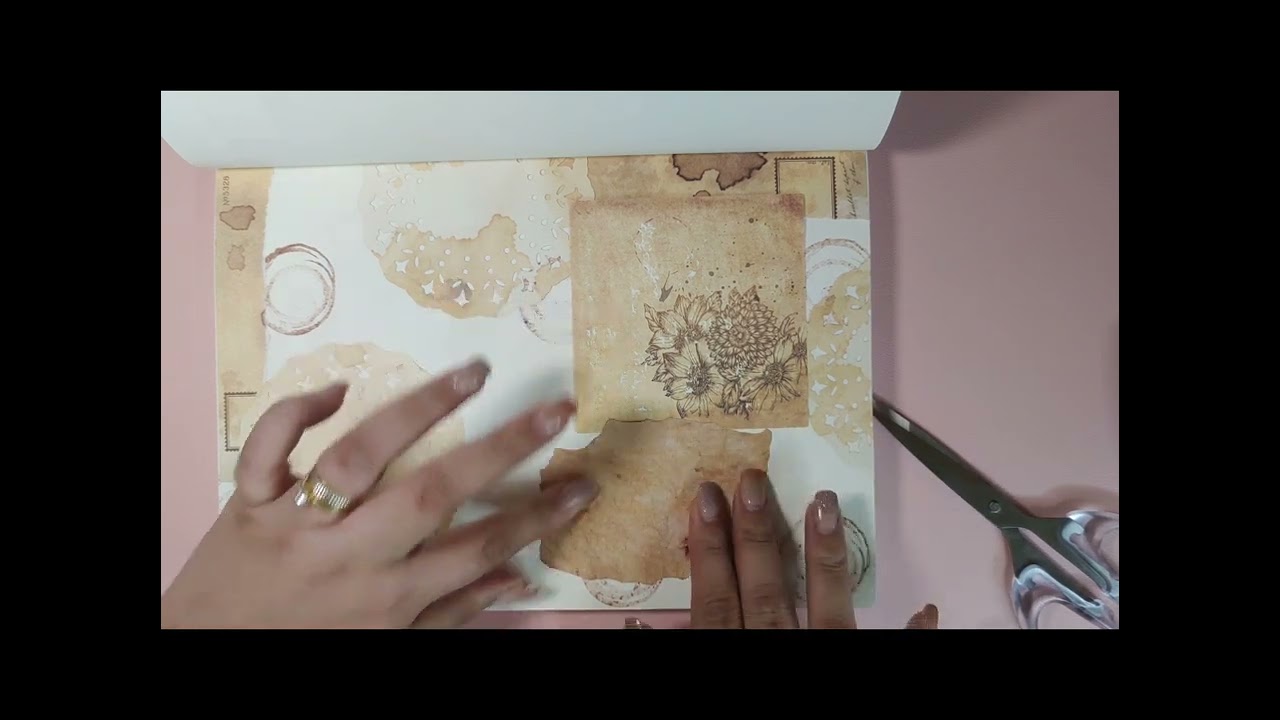 ASMR Journal with me: Journal 4 Coffee | crafting with lovella