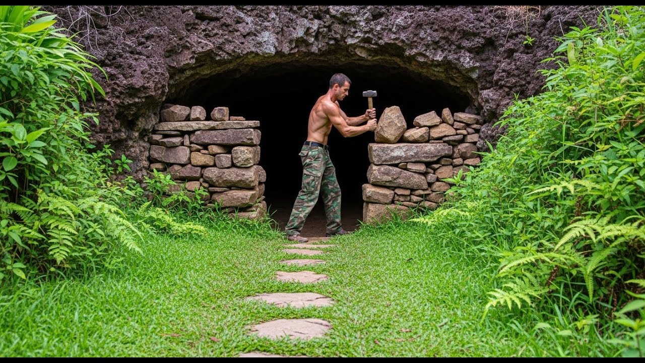 He Built a House Deep Underground in 150 Days – Had Dinner Inside with His Family