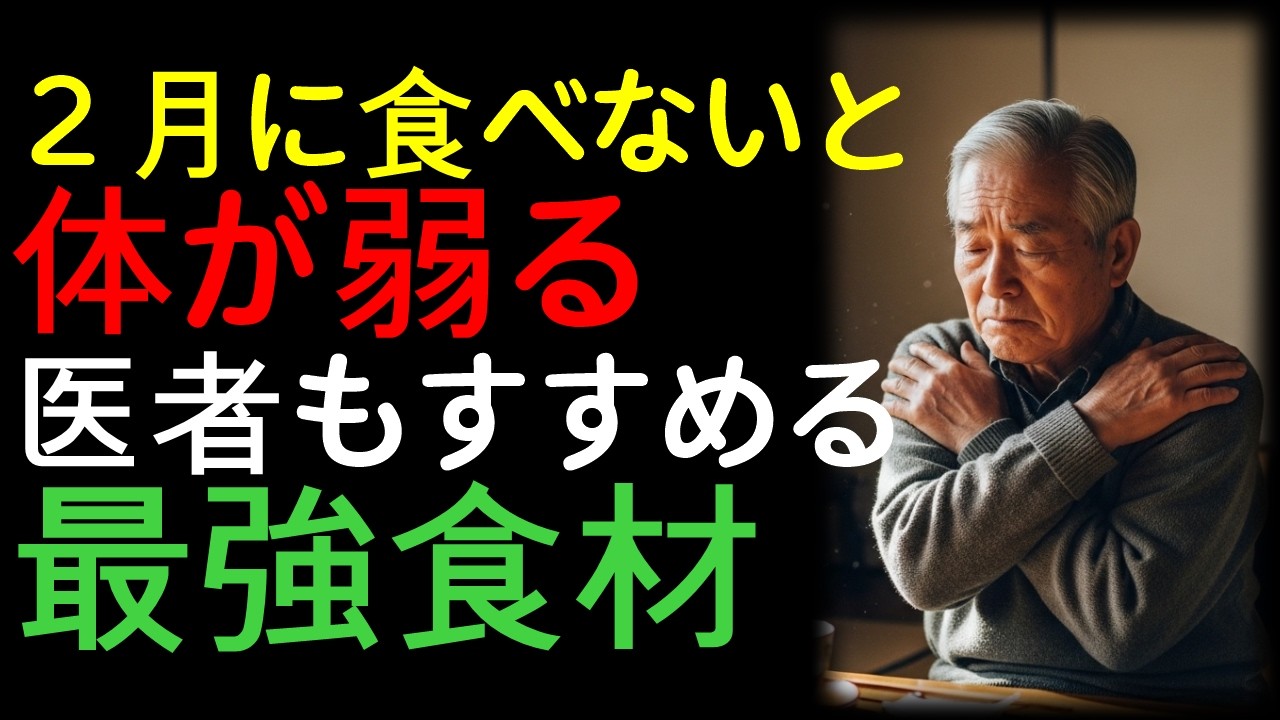 2月に食べないと体が弱る?医者もすすめる最強の旬食材と正しい食べ方 - YouTube