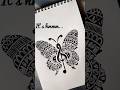 Butterfly Mandala Art🦋😉🖌️🌈✨#art #shorts #viral #trending #mandalaart #asmr #butterfly #drawing #fypシ