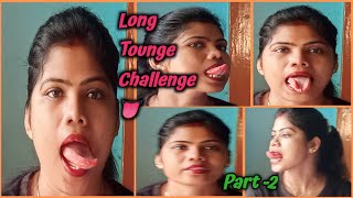 Long Tongue Challenge Zoom Camera। Fanny Challenge।  Requested 😂😆🤣😜