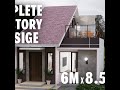 Maximized Space in a (6x8.65m) House | Smart Floor Plan Reveal